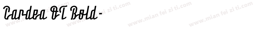 Cardea OT Bold字体转换